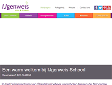 Tablet Screenshot of ijgenweisschoorl.nl